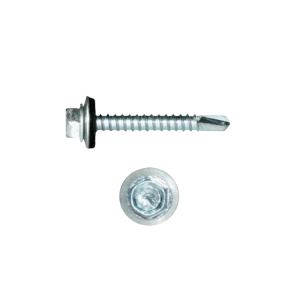 Tornillo autoperforante punta broca - Cabeza hexagonal con arandela neoprene